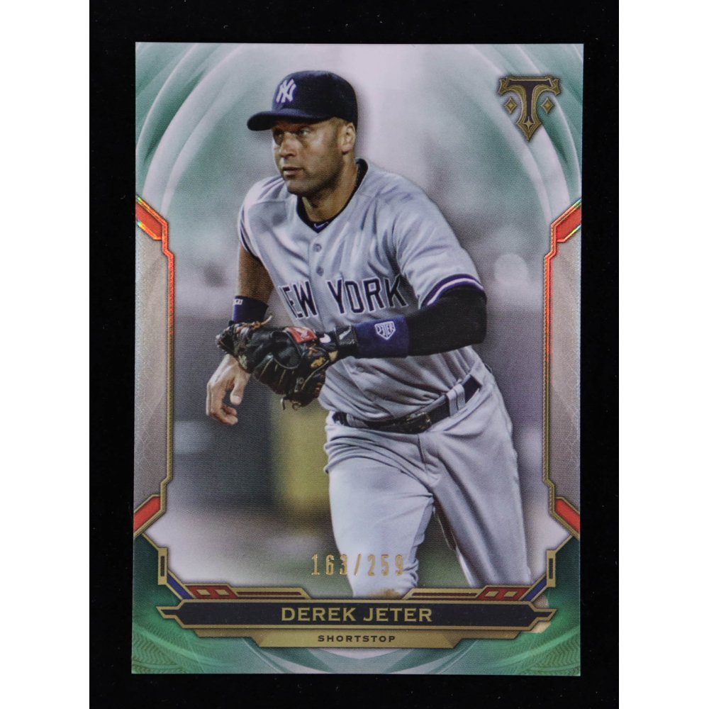 Derek Jeter 2019 Topps Triple Threads Emerald #31 #163/259 at PristineAuction.com