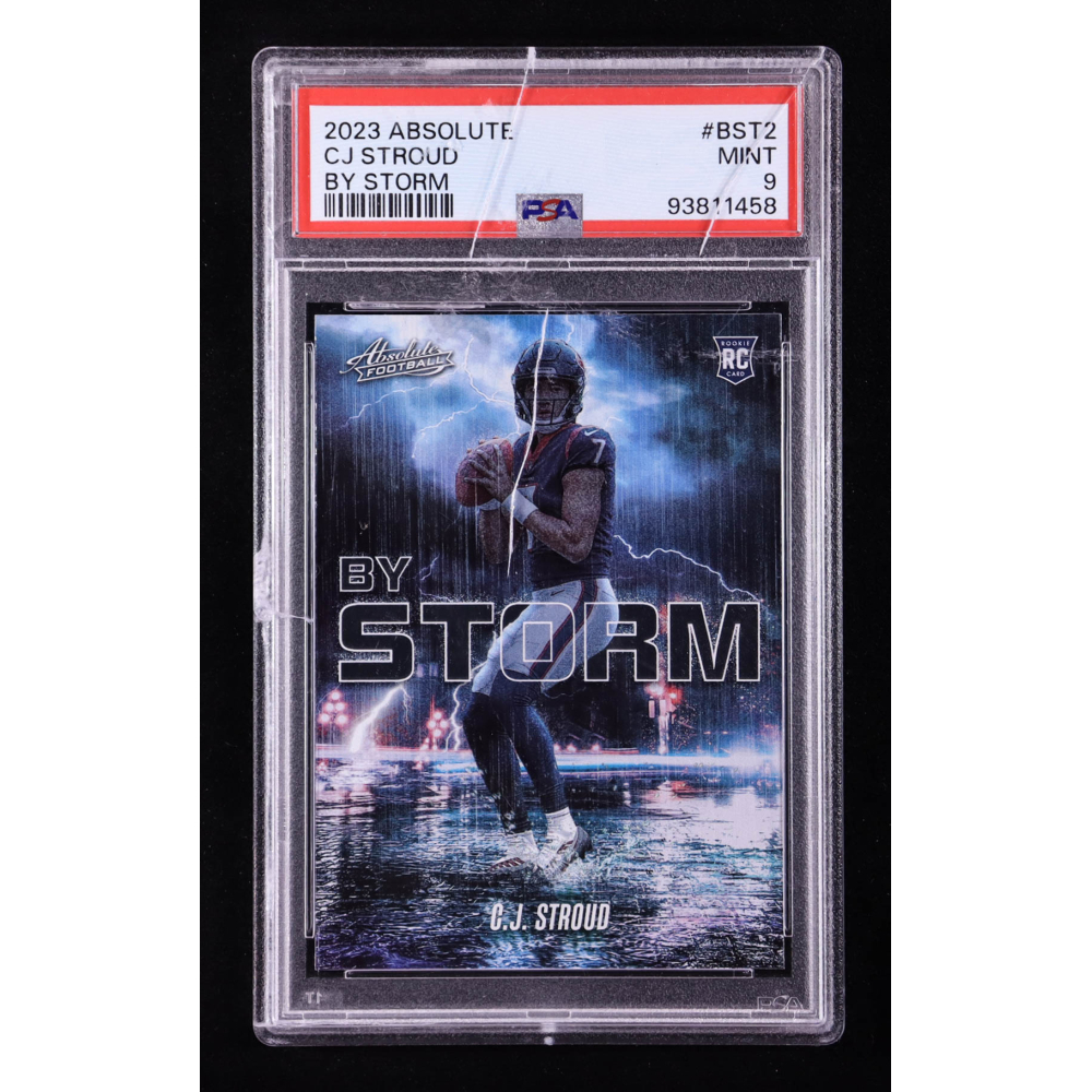 CJ Stroud 2023 Absolute By Storm #2 RC (PSA 9) (See Description) at PristineAuction.com