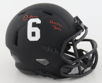 DeVonta Smith Signed Alabama Crimson Tide Eclipse Alternate Speed Mini Helmet Inscribed "Heisman 2020" (Beckett) at PristineAuction.com