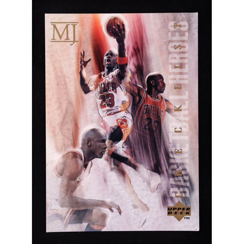 Michael Jordan 1994-95 Upper Deck Jordan Heroes #45 CL Jumbo Card at PristineAuction.com