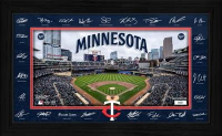Twins LE 2026 "Signature Field" Custom Framed Photo at PristineAuction.com