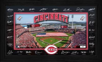 Reds LE 2026 "Signature Field" Custom Framed Photo at PristineAuction.com