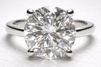 5.93 Carats Lab Grown Diamond Ring G, VS2 | $11,501 Estimated Retail Value (UGL & IGI Certs) | Round Excellent Cut| Brand New at PristineAuction.com
