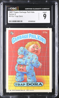 Trap Dora 1987 Topps Garbage Pail Kids Series 9 #375 (CGC 9) at PristineAuction.com