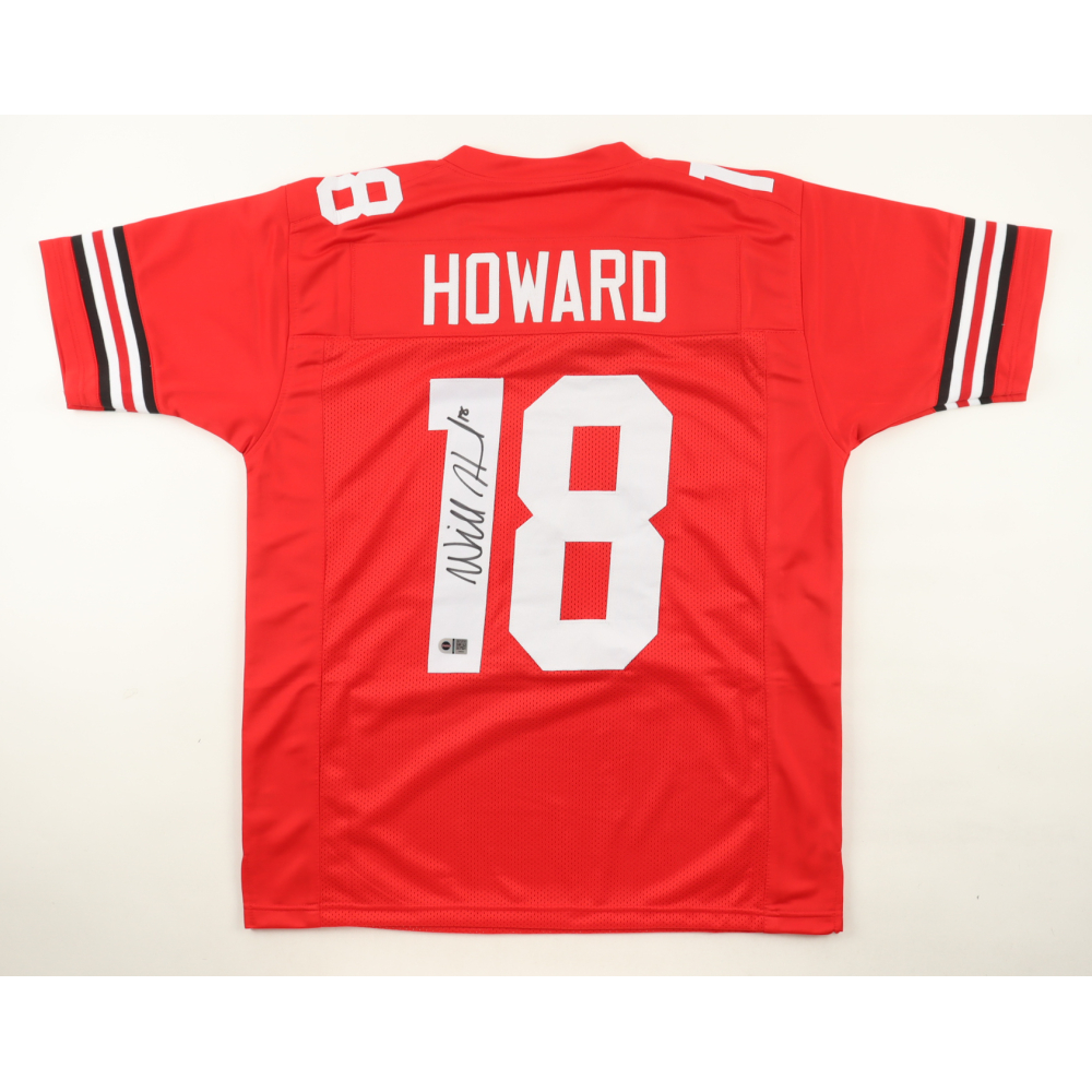 Will Howard Signed Jersey (SWAU) at PristineAuction.com