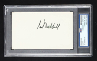 Carl Hubbell Signed 3x5 Index Card (PSA) at PristineAuction.com