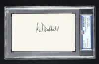 Carl Hubbell Signed 3x5 Index Card (PSA) at PristineAuction.com