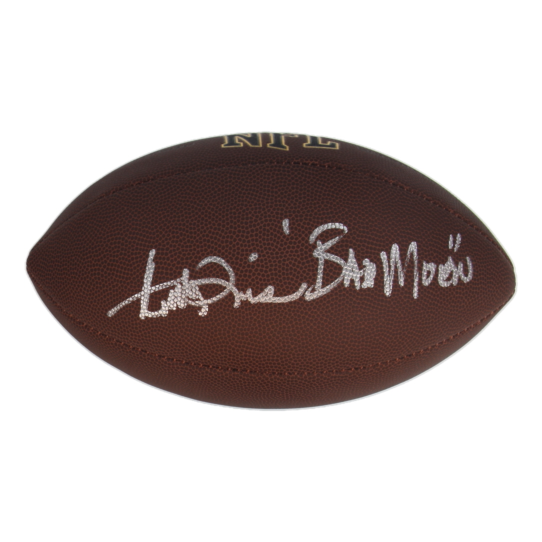 Andre Rison Signed NFL Football Inscribed "Bad Moon" (Schwartz) at PristineAuction.com Andre Rison Signed NFL Football Inscribed "Bad Moon" (Schwartz) at PristineAuction.com