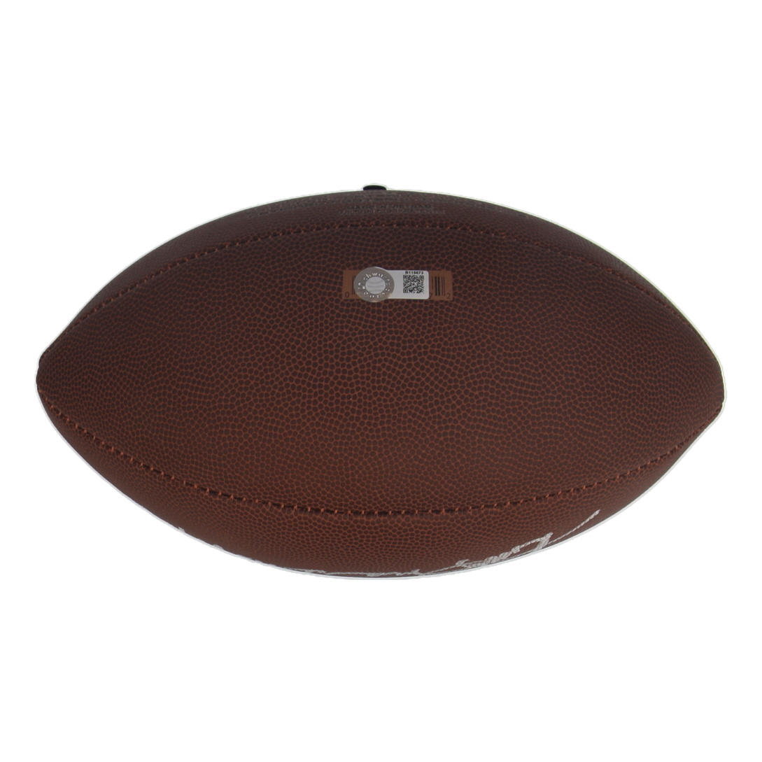Andre Rison Signed NFL Football Inscribed "Bad Moon" (Schwartz) at PristineAuction.com Andre Rison Signed NFL Football Inscribed "Bad Moon" (Schwartz) at PristineAuction.com