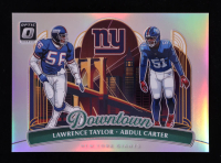 Abdul Carter / Lawrence Taylor 2025 Donruss Optic Downtown Duos #9 at PristineAuction.com