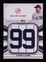 Aaron Judge 2022 Topps Commemorative Player Jersey Number Medallions #JNMAJ at PristineAuction.com