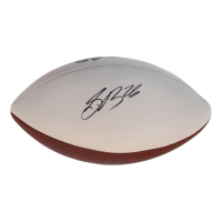 Saquon Barkley Signed Eagles Logo Football (PSA) at PristineAuction.com