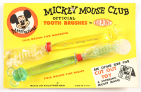 Vintage Mickey Mouse Club Official Tooth Brush Set at PristineAuction.com