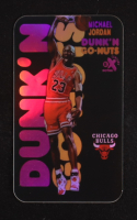 Michael Jordan 1998-99 E-X Century Dunk 'N Go Nuts Mini Sticker at PristineAuction.com