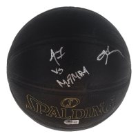 Allen Iverson Signed Kobe Bryant 24K Black Mamba Snakeskin Basketball Inscribed "AI vs Mamba" (Beckett) at PristineAuction.com