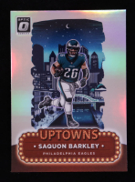 Saquon Barkley 2024 Donruss Optic Uptowns #17 at PristineAuction.com