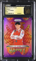 Ty Gibbs 2025 Panini Prizm Groovy Red #17 #92/99 (CGC 10 | Black Label) at PristineAuction.com