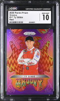 Ty Gibbs 2025 Panini Prizm Groovy Red #17 #40/99 (CGC 10) at PristineAuction.com