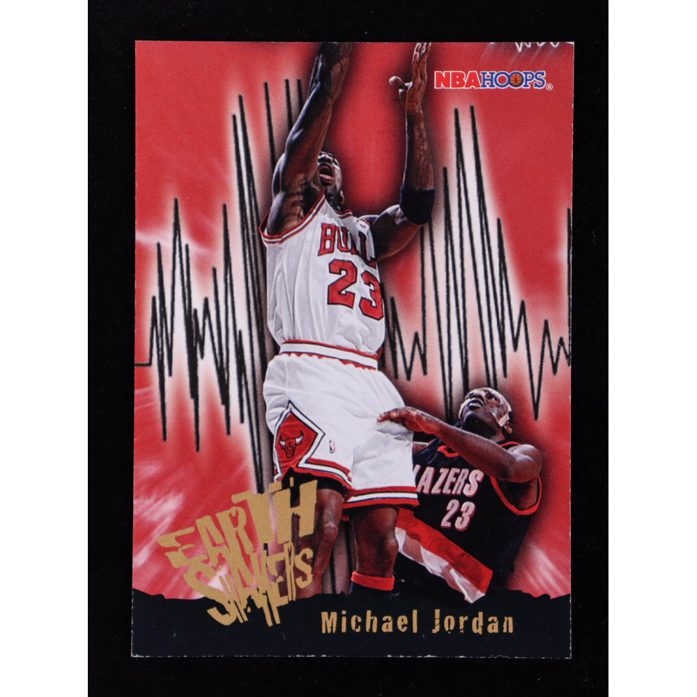 Michael Jordan 1995-96 Hoops #358 ES at PristineAuction.com