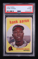 Hank Aaron 1959 Topps #380 (PSA 2.5) at PristineAuction.com