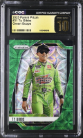 Ty Gibbs 2025 Panini Prizm Green Scope #31 #084/149 (CGC 10 | Black Label) at PristineAuction.com