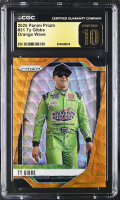Ty Gibbs 2025 Panini Prizm Orange Wave #31 #116/125 (CGC 10 | Black Label) at PristineAuction.com