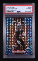 Bijan Robinson 2023 Panini Mosaic Mosaic Reactive Blue #284 RC (PSA 10) at PristineAuction.com