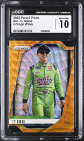 Ty Gibbs 2025 Panini Prizm Orange Wave #31 #089/125 (CGC 10) at PristineAuction.com