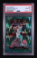 Brandon Miller 2023-24 Select Prizms Green Shock #80 RC (PSA 10) at PristineAuction.com