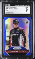 Connor Zilisch 2025 Panini Prizm Blue #178 #151/199 RC (CGC 9) at PristineAuction.com