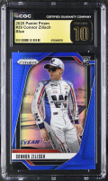 Connor Zilisch 2025 Panini Prizm Blue #29 #181/199 RC (CGC 10 | Black Label) at PristineAuction.com