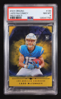 Ladd McConkey 2024 Panini Origins Holo Gold #139 #17/25 RC (PSA 9) at PristineAuction.com