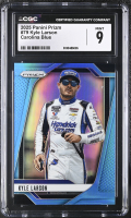 Kyle Larson 2025 Panini Prizm Carolina Blue #79 #46/49 (CGC 9) at PristineAuction.com