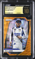 Kyle Larson 2025 Panini Prizm Orange Wave #79 #103/125 (CGC 10 | Black Label) at PristineAuction.com
