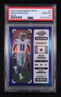 Micah Parsons 2022 Panini Contenders Optic Blue #4 #31/99 (PSA 10) at PristineAuction.com
