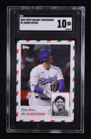 Shohei Ohtani 2023 Topps Holiday Countdown #1 (SGC 10) at PristineAuction.com