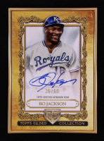 Bo Jackson 2025 Topps Gilded Collection Gallery of Gold Autographs #GOGBJ #25/50 at PristineAuction.com
