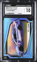 Kyle Larson 2025 Panini Prizm Carolina Blue #106 #24/49 (CGC 10) at PristineAuction.com