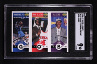 Kobe Bryant RC / Jermaine O'Neal RC / Kevin Garnett 1996-97 Collector's Choice Mini-Cards #M129 (SGC 9) at PristineAuction.com