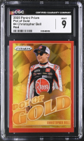 Christopher Bell 2025 Panini Prizm Pot Of Gold Red #4 #90/99 (CGC 9) at PristineAuction.com