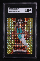 Kevin Durant 2022-23 Panini Mosaic Mosaic Reactive Yellow #126 (SGC 10) at PristineAuction.com