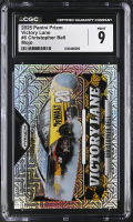 Christopher Bell 2025 Panini Prizm Victory Lane Mojo #5 #11/25 (CGC 9) at PristineAuction.com