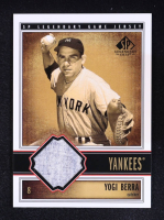 Yogi Berra 2002 SP Legendary Cuts Game Jersey #JYBE Pants at PristineAuction.com