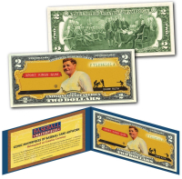 Babe Ruth Yankees 1933 Sport Kings #2 Genuine $2 Art Bill at PristineAuction.com