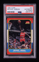 Michael Jordan 1986-87 Fleer #57 RC (PSA Authentic) (Altered) at PristineAuction.com