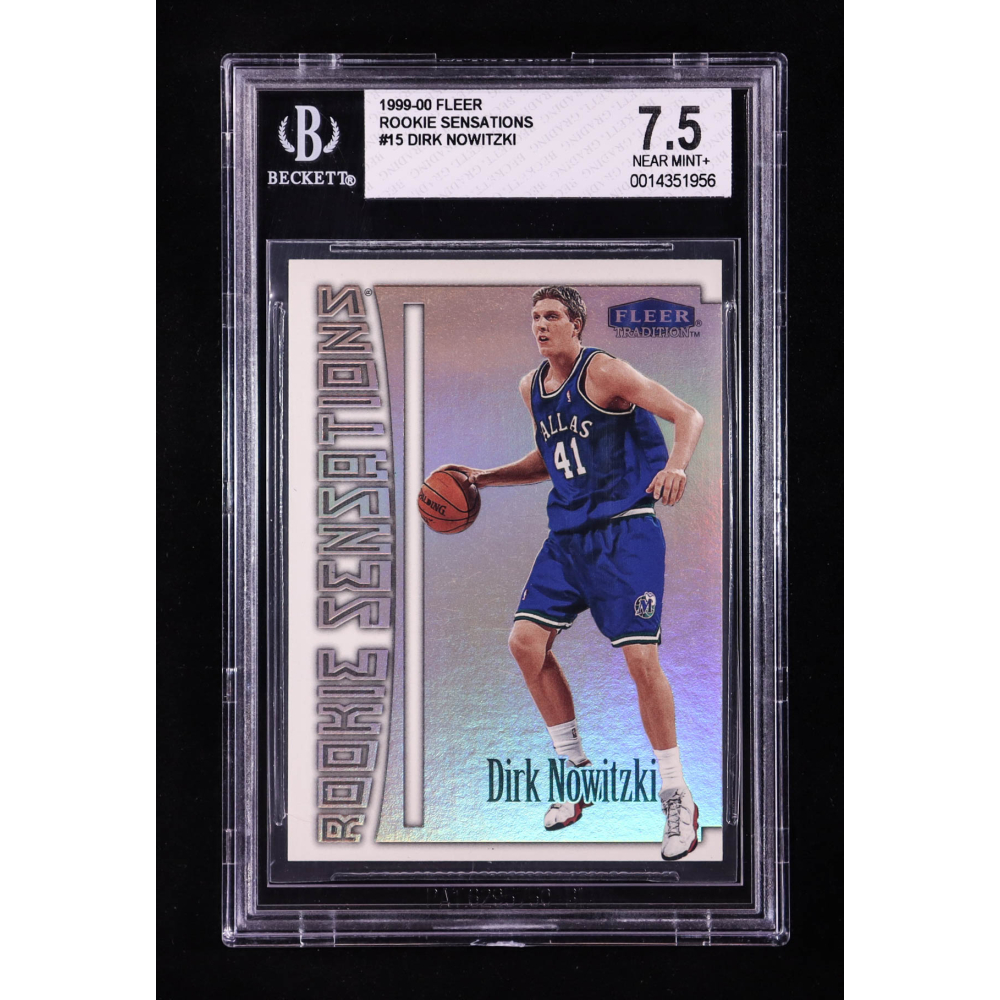 Dirk Nowitzki 1999-00 Fleer Rookie Sensations #15 (BGS 7.5) at PristineAuction.com