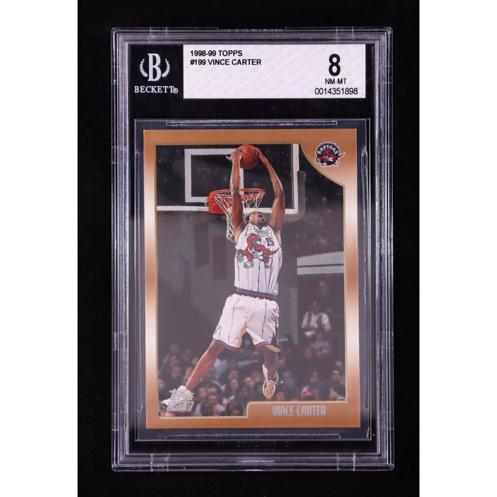 Vince Carter 1998-99 Topps #199 RC (BGS 8) at PristineAuction.com