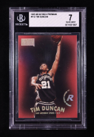 Tim Duncan 1997-98 Skybox Premium #112 RC (BGS 7) at PristineAuction.com