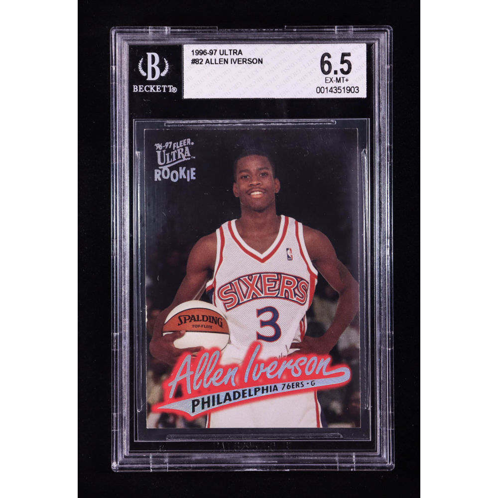 Allen Iverson 1996-97 Ultra #82 RC (BGS 6.5) at PristineAuction.com
