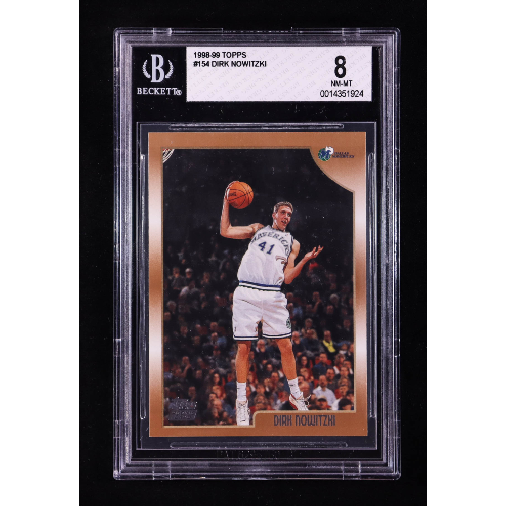 Dirk Nowitzki 1998-99 Topps #154 RC (BGS 8) at PristineAuction.com